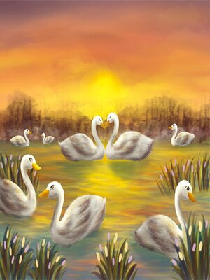 cover image of The Princess Feeding the Swans